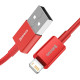 Baseus Superior Series USB-Lightning kábel, 2,4 A, 1 m (piros)