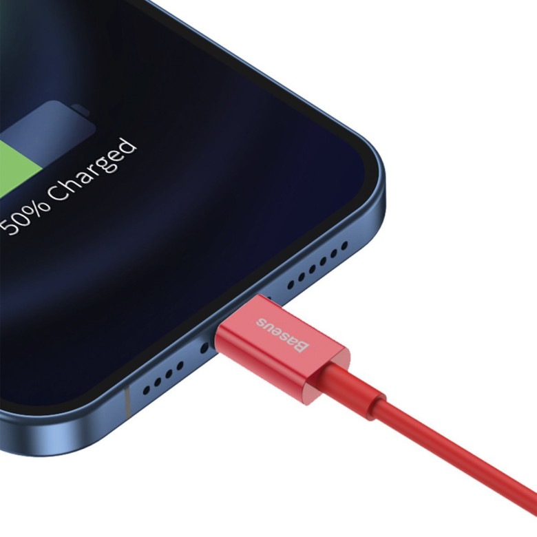 Baseus Superior Series USB-Lightning kábel, 2,4 A, 1 m (piros) Baseus Superior Series USB-Lightning kábel, 2,4 A, 1 m (piros)