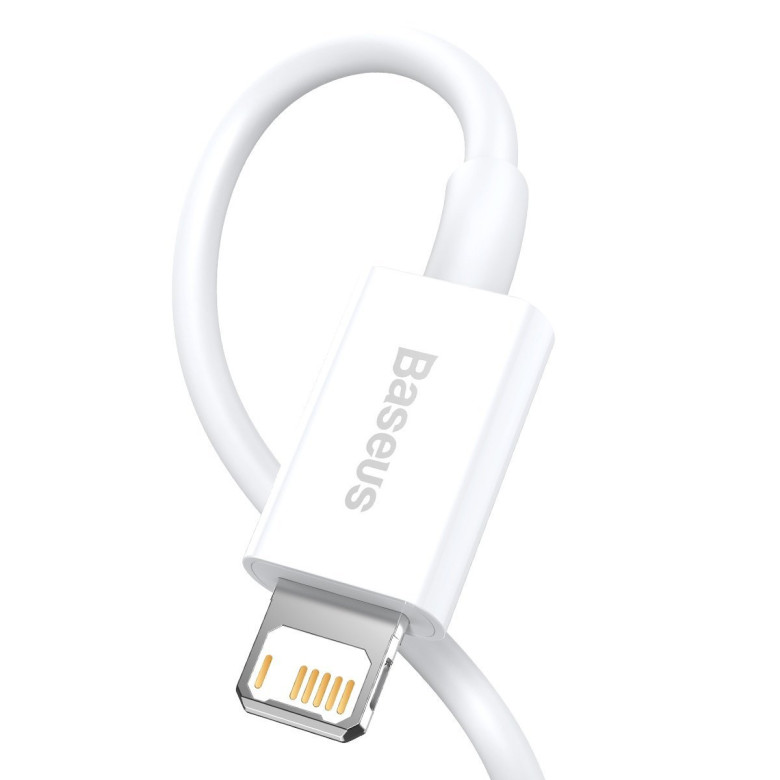 Baseus Superior Series USB-Lightning kábel, 2,4 A, 1 m (fehér) Baseus Superior Series USB-Lightning kábel, 2,4 A, 1 m (fehér)