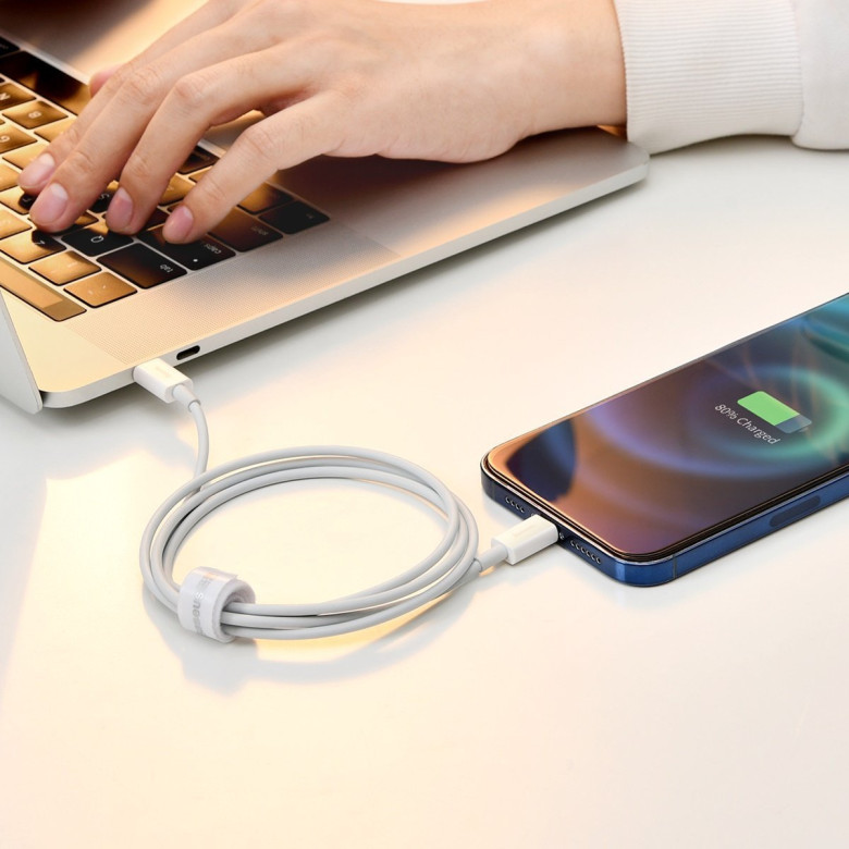 Baseus Superior Series USB-Lightning kábel, 2,4 A, 1 m (fehér) Baseus Superior Series USB-Lightning kábel, 2,4 A, 1 m (fehér)