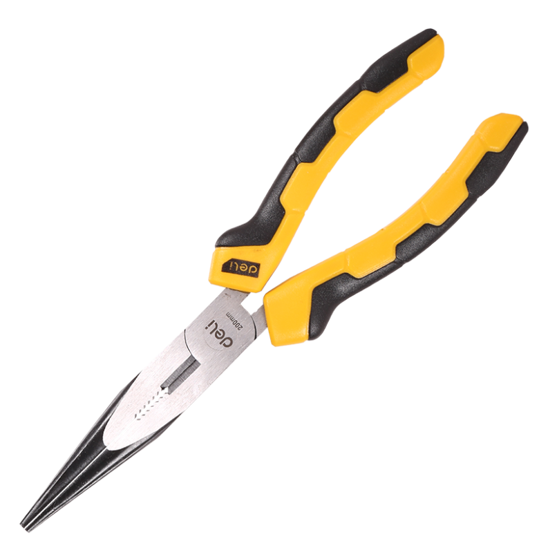 Deli Tools hosszúkás egyenes fogó EDL2108, 8