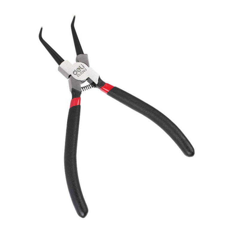 Deli Tools belső Seger fogó, hajlított EDL0343, 7