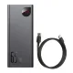 Powerbank Baseus Adaman Metal 20000mAh, PD, QC 3.0, 65W, 2xUSB + USB-C + micro USB, (fekete)