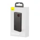 Powerbank Baseus Adaman Metal 20000mAh, PD, QC 3.0, 65W, 2xUSB + USB-C + micro USB, (fekete)