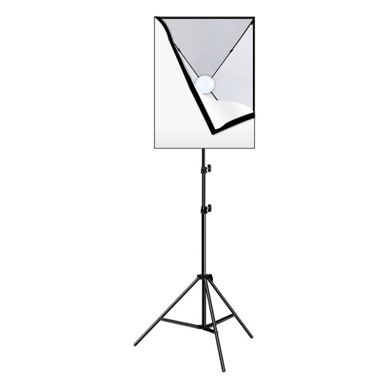 Stúdió szett Puluz LED softbox 50x70cm, állvány, LED izzó 1 db PU5070EU