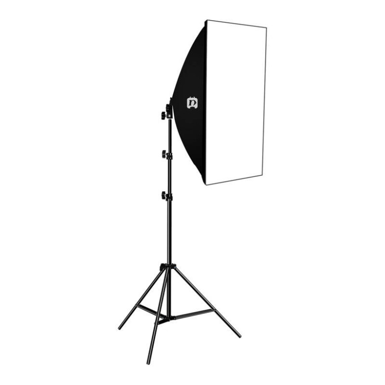Stúdió szett Puluz LED softbox 50x70cm, állvány, LED izzó 1 db PU5070EU