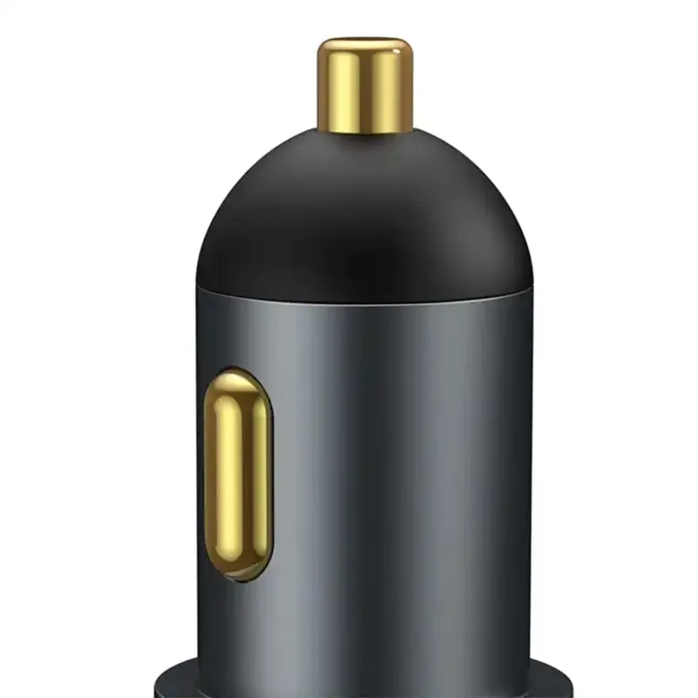 Baseus Share Together Gyors autós töltő szivargyújtó aljzattal, 2x USB, 120 W (szürke) Baseus Share Together Gyors autós töltő szivargyújtó aljzattal, 2x USB, 120 W (szürke)