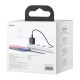Baseus Super Si gyorstöltő 1C 20W, 1 m-es USB-C-Lightning kábellel (kék)