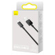 Baseus Superior Series USB-Micro-USB kábel, 2A, 1m (fekete)