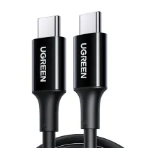 UGREEN USB-C – USB-C US300 kábel, 100 W, 5 A, 2 m (fekete)