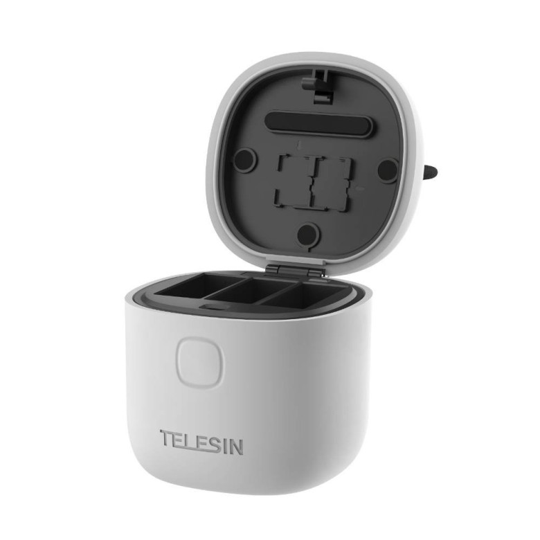 Telesin Allin dobozos vízálló háromcsatornás töltő GoPro Hero 12 / 11 / 10 / 9 kamerához Telesin Allin dobozos vízálló háromcsatornás töltő GoPro Hero 12 / 11 / 10 / 9 kamerához