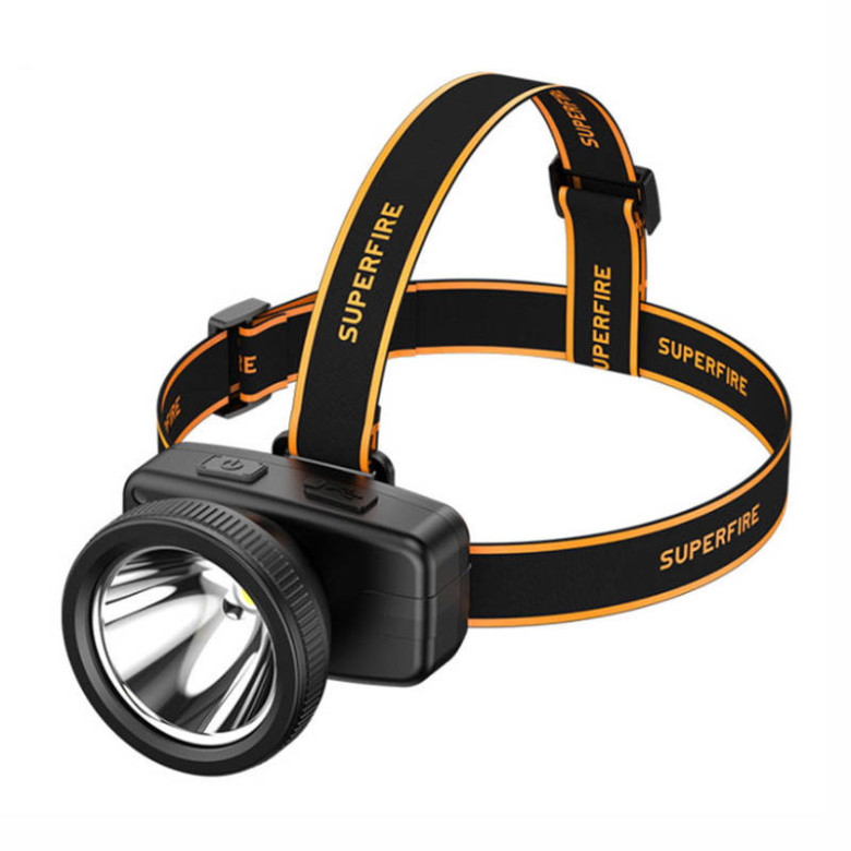 Fejlámpa Superfire HL55 – 150 lm, USB-C, 4 mód, 270 m