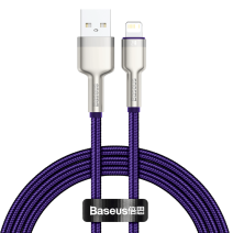 Baseus Cafule USB-Lightning kábel, 2,4A, 1m (lila)