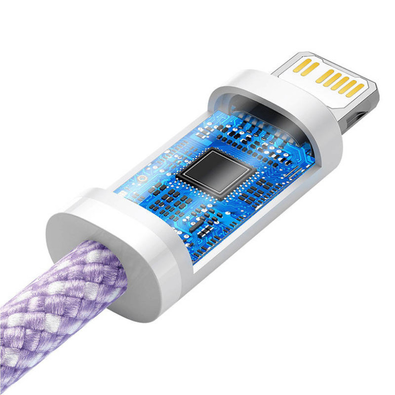Baseus Dynamic Series USB-C - Lightning Kábel, 20W, 2m (lila) Baseus Dynamic Series USB-C - Lightning Kábel, 20W, 2m (lila)