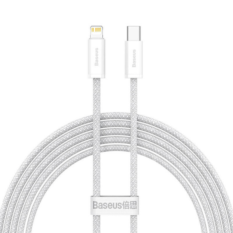 Kábel USB-C do Lightning Baseus Dynamic Series, 20W, 2m (biały) Kábel USB-C do Lightning Baseus Dynamic Series, 20W, 2m (biały)