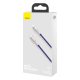 Kábel USB-C do Lightning Baseus Cafule, 20W, 2m (fioletowy) Kábel USB-C do Lightning Baseus Cafule, 20W, 2m (fioletowy)