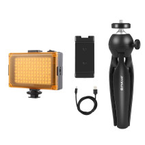 Puluz élő felvétel készlet állvány + LED lámpa + telefoncsipesz PKT3131B Puluz élő felvétel készlet állvány + LED lámpa + telefoncsipesz PKT3131B