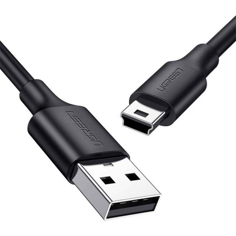 UGREEN US132 USB-mini USB kábel, 1,5 m (fekete) UGREEN US132 USB-mini USB kábel, 1,5 m (fekete)