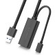 UGREEN US175, USB 3.0, micro USB, hosszabbító kábel, 5m (fekete)
