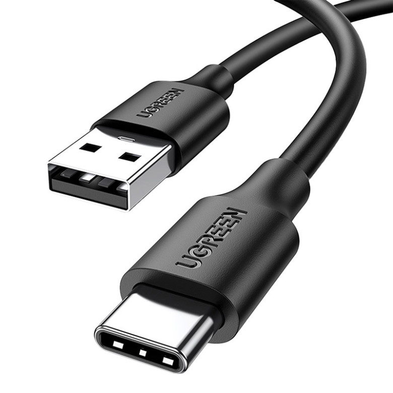 UGREEN US287  USB és USB-C kábel, 3 m (fekete)