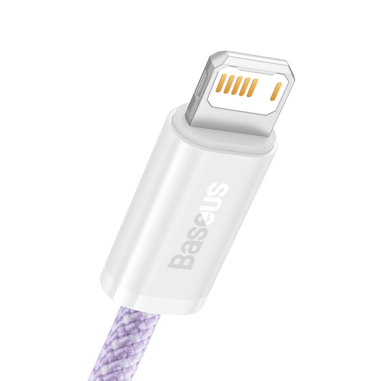 Baseus Dynamic USB-Lightning kábel, 2,4A, 2m (lila) Baseus Dynamic USB-Lightning kábel, 2,4A, 2m (lila)
