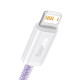 Baseus Dynamic USB-Lightning kábel, 2,4A, 2m (lila)