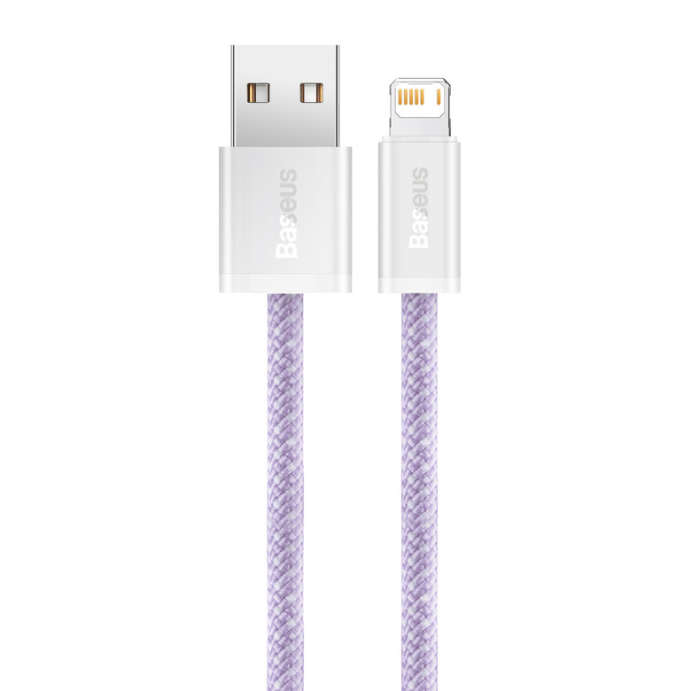 Baseus Dynamic USB-Lightning kábel, 2,4A, 2m (lila) Baseus Dynamic USB-Lightning kábel, 2,4A, 2m (lila)