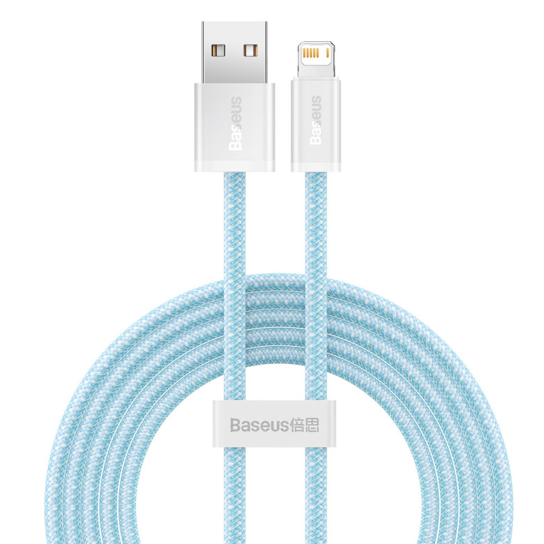 Baseus Dynamic USB-Lightning kábel, 2,4A, 1m (kék) Baseus Dynamic USB-Lightning kábel, 2,4A, 1m (kék)