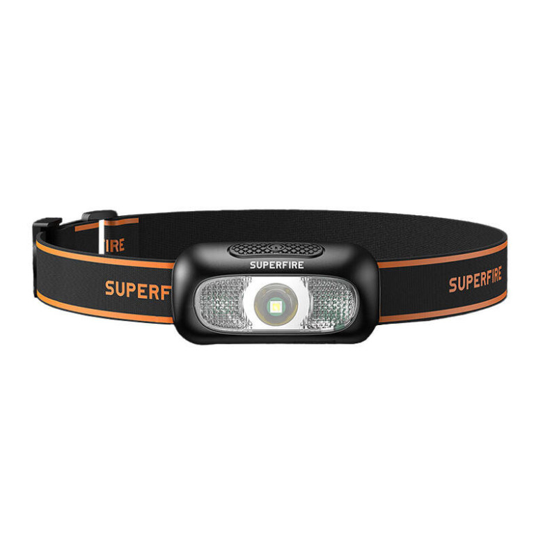 Superfire HL05-D fejlámpa, 110lm, USB Superfire HL05-D fejlámpa, 110lm, USB