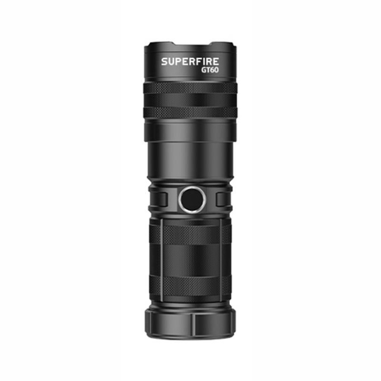 Zseblámpa Superfire GT60 – 2600 lm, 2 mód, USB-C Zseblámpa Superfire GT60 – 2600 lm, 2 mód, USB-C