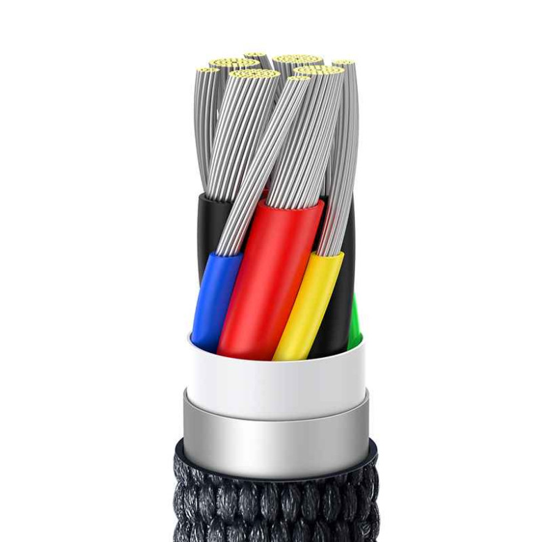 USB-C-USB-C Baseus Crystal Shine kábel, 100W, 1,2m (fekete) USB-C-USB-C Baseus Crystal Shine kábel, 100W, 1,2m (fekete)