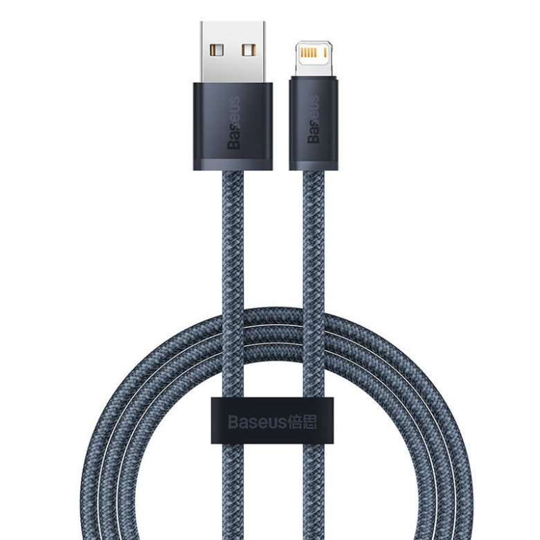 Baseus Dynamic Series USB-Lightning kábel, 2.4A, 1m (szürke) Baseus Dynamic Series USB-Lightning kábel, 2.4A, 1m (szürke)