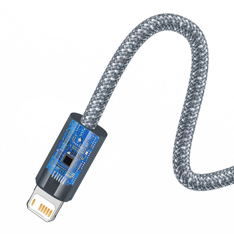 Baseus Dynamic Series USB-Lightning kábel, 2.4A, 1m (szürke) Baseus Dynamic Series USB-Lightning kábel, 2.4A, 1m (szürke)
