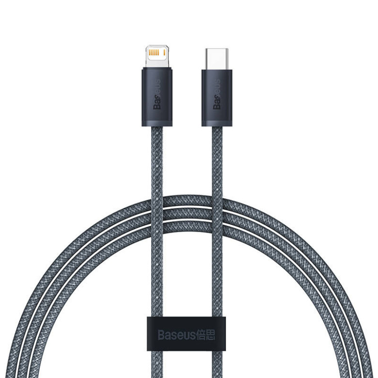 Baseus Dynamic Series USB-C-Lightning kábel, 20W, 1m (szürke) Baseus Dynamic Series USB-C-Lightning kábel, 20W, 1m (szürke)