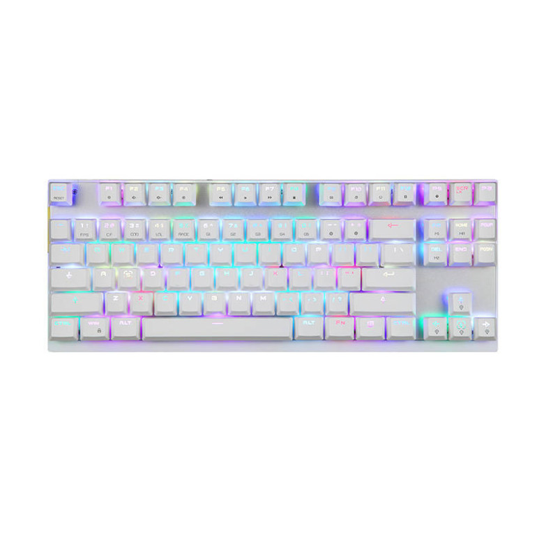 Motospeed K82 RGB mechanikus billentyűzet (fehér) Motospeed K82 RGB mechanikus billentyűzet (fehér)