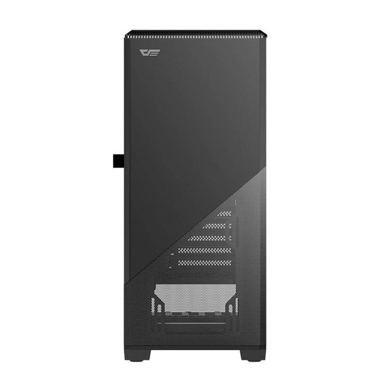 Darkflash DK151 LED-es számítógépház + 3 RGB ventilátor (fekete)