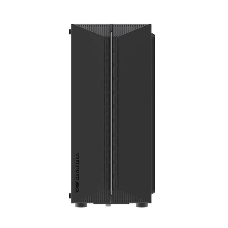 Darkflash DK151 LED-es számítógépház + 3 RGB ventilátor (fekete)