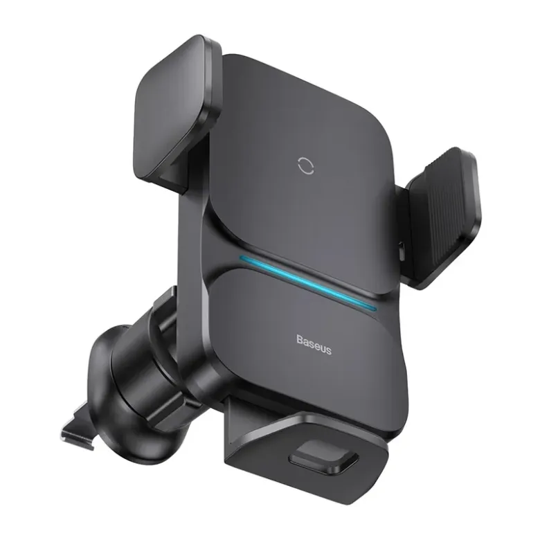 Baseus Wisdom elektromos telefontartó vezeték nélküli töltővel, Qi (fekete) Baseus Wisdom elektromos telefontartó vezeték nélküli töltővel, Qi (fekete)