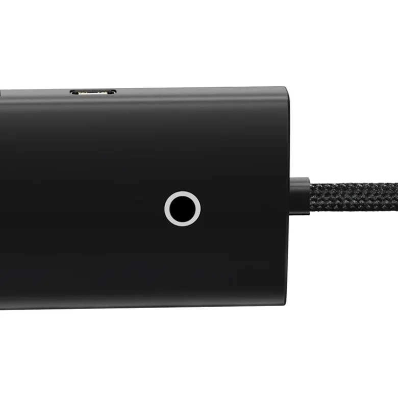 Baseus Lite Series 4 az 1-ben hub, USB-C - 4x USB 3.0 + USB-C, 1m (fekete) Baseus Lite Series 4 az 1-ben hub, USB-C - 4x USB 3.0 + USB-C, 1m (fekete)