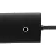 Baseus Lite Series 4 az 1-ben hub, USB-C - 4x USB 3.0 + USB-C, 1m (fekete)