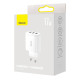 Baseus kompakt gyorstöltő, 3x USB, 17W (fehér) Baseus kompakt gyorstöltő, 3x USB, 17W (fehér)