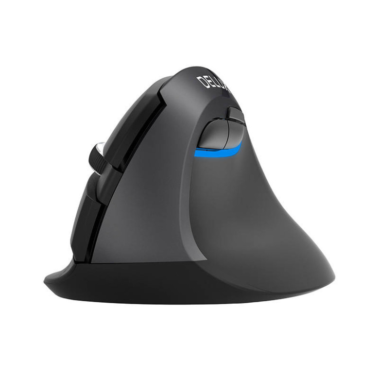 Vezeték nélküli függőleges egér Delux M618Mini DB BT+2.4G 2400DPI (fekete) Vezeték nélküli függőleges egér Delux M618Mini DB BT+2.4G 2400DPI (fekete)