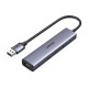 UGREEN 5 az 1-ben adapter, USB 4x USB 3.0 (szürke)