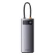 Baseus Metal Gleam Series 7 az 1-ben hub, USB-C - 3x USB 3.0 + HDMI + USB-C PD + VGA + Ethernet RJ45