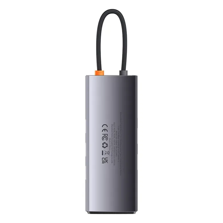 Baseus Metal Gleam Series 7 az 1-ben hub, USB-C - 3x USB 3.0 + HDMI + USB-C PD + VGA + Ethernet RJ45 Baseus Metal Gleam Series 7 az 1-ben hub, USB-C - 3x USB 3.0 + HDMI + USB-C PD + VGA + Ethernet RJ45