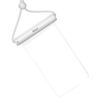 Baseus Cylinder univerzális vízálló tok okostelefonokhoz (fehér) Baseus Cylinder univerzális vízálló tok okostelefonokhoz (fehér)