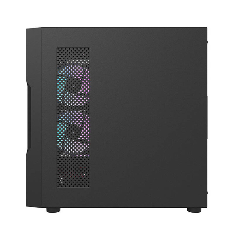 Darkflash DK431 Mesh számítógépház + 4 ARGB ventilátor (fekete)