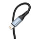 Kábel Vipfan L05 Lightning do mini jack 3.5mm AUX, 1m (szary) Kábel Vipfan L05 Lightning do mini jack 3.5mm AUX, 1m (szary)