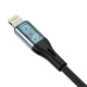 Kábel Vipfan L05 Lightning do mini jack 3.5mm AUX, 1m (szary) Kábel Vipfan L05 Lightning do mini jack 3.5mm AUX, 1m (szary)