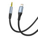Kábel Vipfan L05 Lightning do mini jack 3.5mm AUX, 1m (szary) Kábel Vipfan L05 Lightning do mini jack 3.5mm AUX, 1m (szary)
